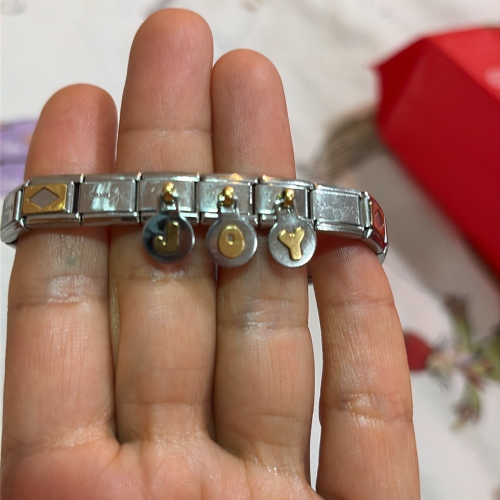 NOMINATION stainless steel with gold bracelet. - Picture 4 of 4